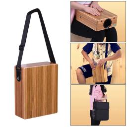 GECKO C-68Z Caixa de cajon portátil para viagem, tambor de mão, instrumento de percussão de madeira com alça, bolsa de transporte - Image 1