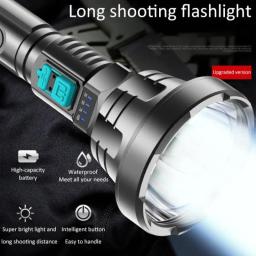 Pequena lanterna xenon, tiro de longa distância, portátil, recarregável, forte - Image 2