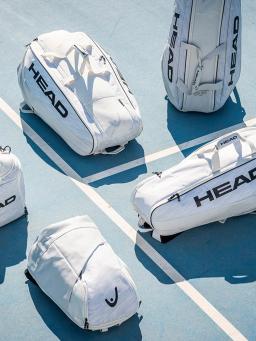 Saco de raquete de tênis de cabeça, grande capacidade para 12 peças, simples, moda, portátil, mochila para badminton - Image 2