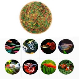 Flocos para peixes tropicais, Aquário ornamental marinho, Comida de alimentação, Comida deliciosa, 1 garrafa - Image 4