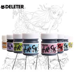 Japão deleter série 30ml tinta preta/tinta comic/tinta à prova dwaterproof água destaque correção fluido pintura material escolar arte - Image 1