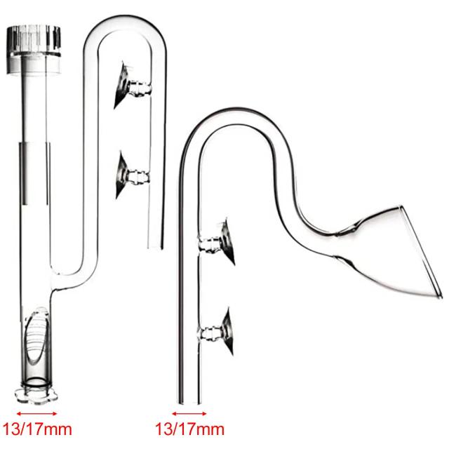Sistema de Ventosa Ajustável para Aquário com Conector Interno e Externo