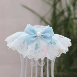 Pet Collar Bib Bow Collar Lenço de laço, Decoração colar bonito, Cat Supplies - Image 6