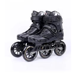 Patins inline para adultos, Slalom Freestyle, 3 rodas grandes, profissional, atacado - Image 1