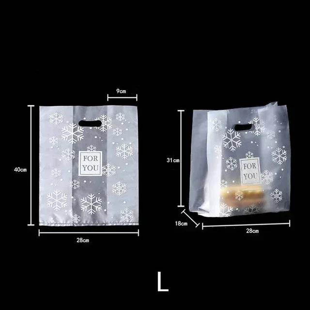 Embrulho de Presentes: Sacos Plásticos Transparentes para Doces e Caixas - Ideal para Natal e Festas de Casamento