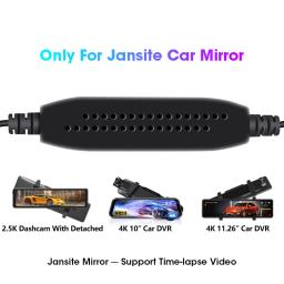 Jansite-Power Box Tipo-C Interface Hard Wire Kit, carregador de carro, Power Inverter, conversor, adaptador para Dash Cam, DVR Recorder Register - Image 3