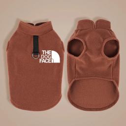 Colete de camisola de lã quente para animais, pequeno buldogue chihuahua, roupas para cães, trajes, casaco de outono e inverno - Image 3