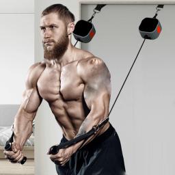 Máquina de cabo ajustável de 11-55lbs, equipamento de treinamento de força portátil para treino em casa, academia, exercícios, homens e mulheres - Image 2