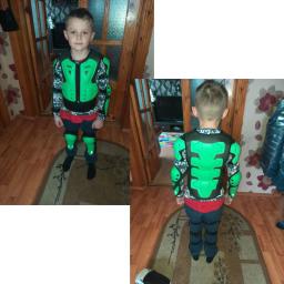 Protetor corporal completo para patinação e esqui, jaqueta de equitação infantil, roupas esportivas anti-queda, ombro e guarda de joelho Motocross - Image 1