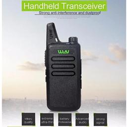 WLN-mini transceptor portátil, rádio bidirecional, comunicador do Presmão, estação de rádio, Walkie Talkie do Mi-Ni, KD C1, C1, 2 PCes - Image 2