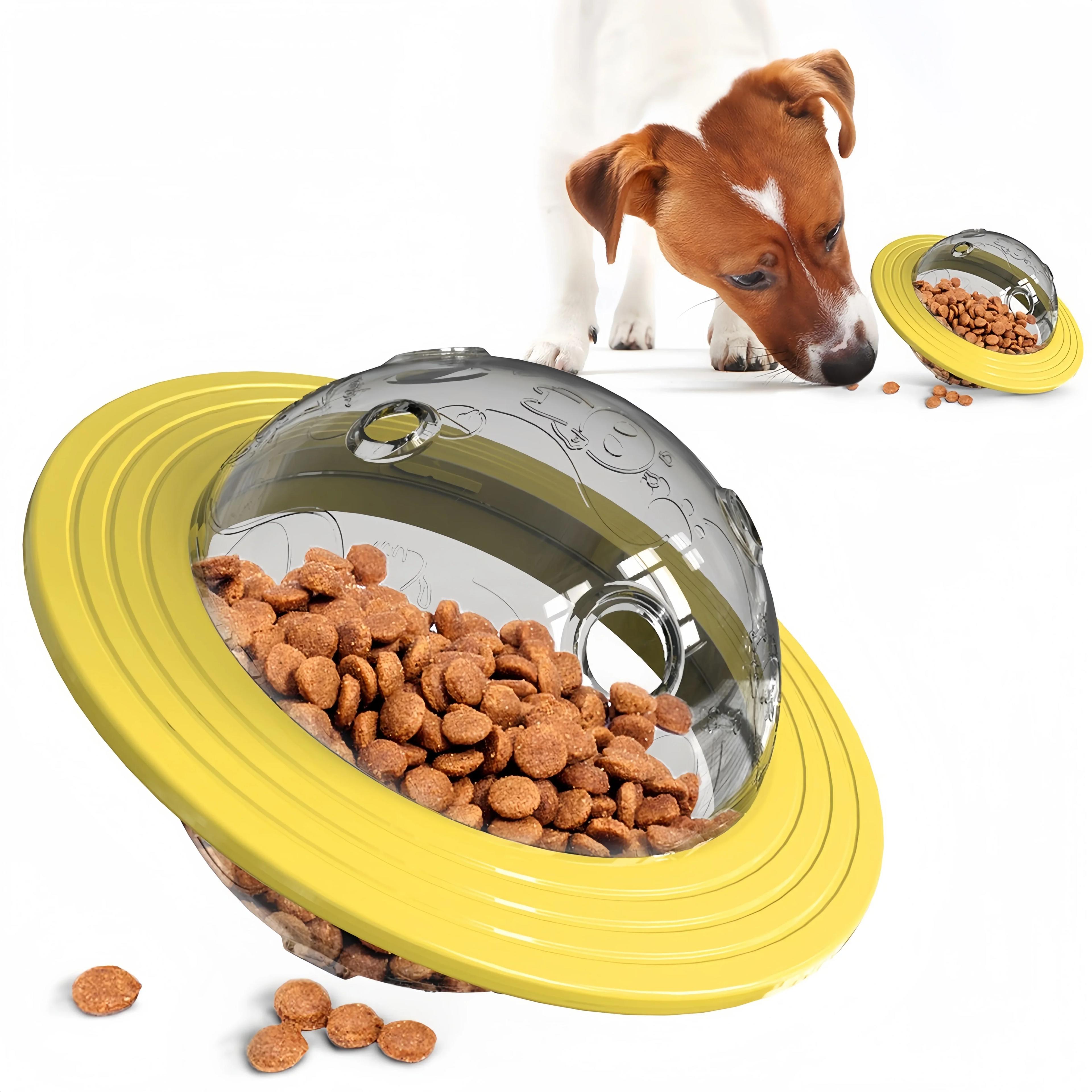 Brinquedos interativos do cão, aumentar a inteligência, faixa elíptica, bola de rolamento, alimentos vazados, desenvolver bons hábitos, resistente e durável, brinquedo pet - Image 1