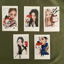 ITZY-cartões fotográficos autografados de coleção, 3 polegadas, presentes K-Pop, outubro 2023 - Image 1