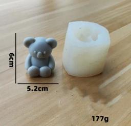 Molde De Artesanato De Koala De Silicone, Moldes De Vela De Arte Animal, Molde De Cera De Silicone, Decoração Para Casa, Arte Bonito, Moldes De Sabão - Image 5