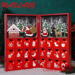 Caixa De Presente De Embalagem De Papel Do Calendário Do Advento, gaveta Personalizada, caixa De Presente De Natal, surpresa - Image 6