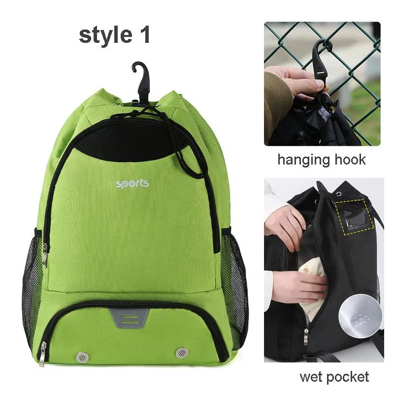 Saco de ginástica com cordão para homens e mulheres, mochila de basquete, treino molhado, fitness, futebol, esportes, escola, meninos - Image 1
