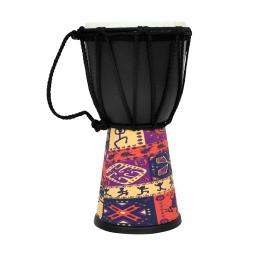 Tambor africano 4 Polegada artesanal tradicional africano tambor de mão colorido djembe tambor para crianças estudo instrumento musical percussão - Image 3