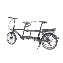 Bicicleta elétrica dobrável com bateria oculta, ebike para família, 2 pessoas, bicicletas em tandem pedal para adultos - Image 5