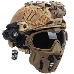 Equipamento de proteção de airsoft tático máscara e óculos, capa do capacete, forro EPP avançado, para paintball, conjunto de máscara - Image 1