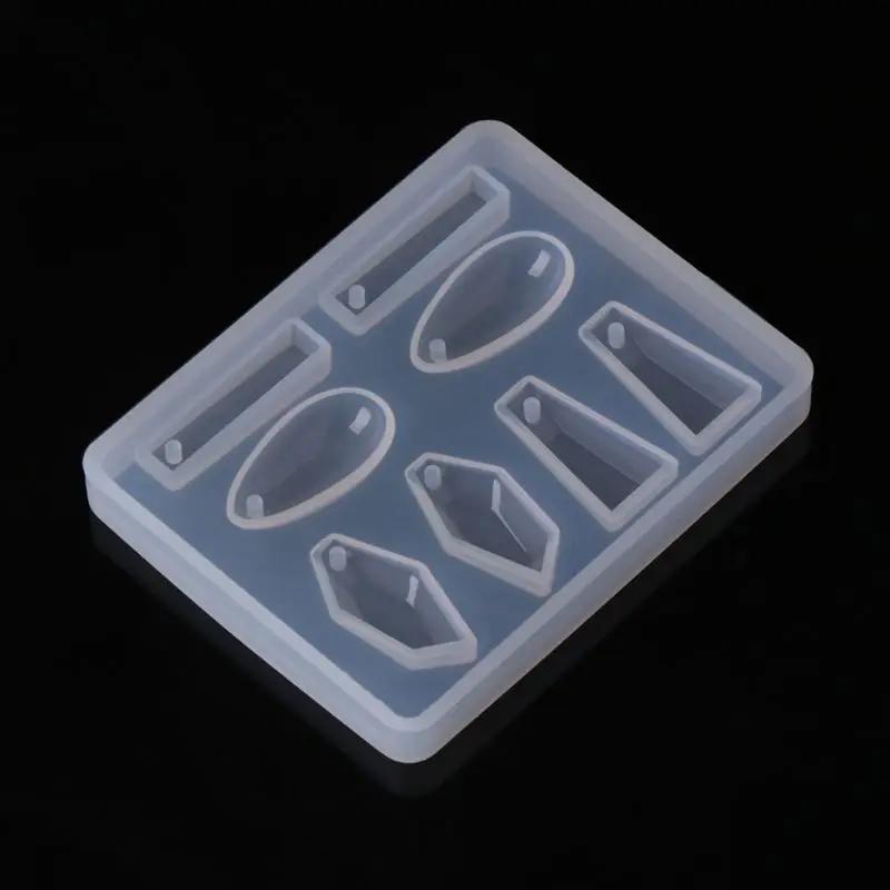 Resina UV Artesanato Fazendo Molde, Molde epóxi cristal para artesanato DIY, geométrica para Triângulo Patch Decorações, Silicone Dropship - Image 1