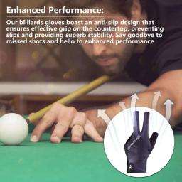 Luvas antiderrapantes de piscina para mulheres e homens, macias e leves, respiráveis, de bilhar, acessórios de mesa, novos, adolescentes - Image 5