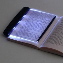 Portátil LED Flat Book Luzes, Luzes do livro, Luz de página inteira, Leitura na cama à noite, Painel Placa Lâmpada Board - Image 2