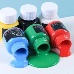 Conjunto de tintas acrílicas para principiantes e artistas, pinturas artesanais, lona, rocha cerâmica, presentes para crianças, 6 cores, 25ml, 0,84 oz - Image 1