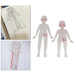 Régua de Desenho para DIY, Modelos de Medição, Quilting, Design de Vestuário, Ilustração, Marcação, Ferramentas de Rastreamento, Moda, 2 peças - Image 4