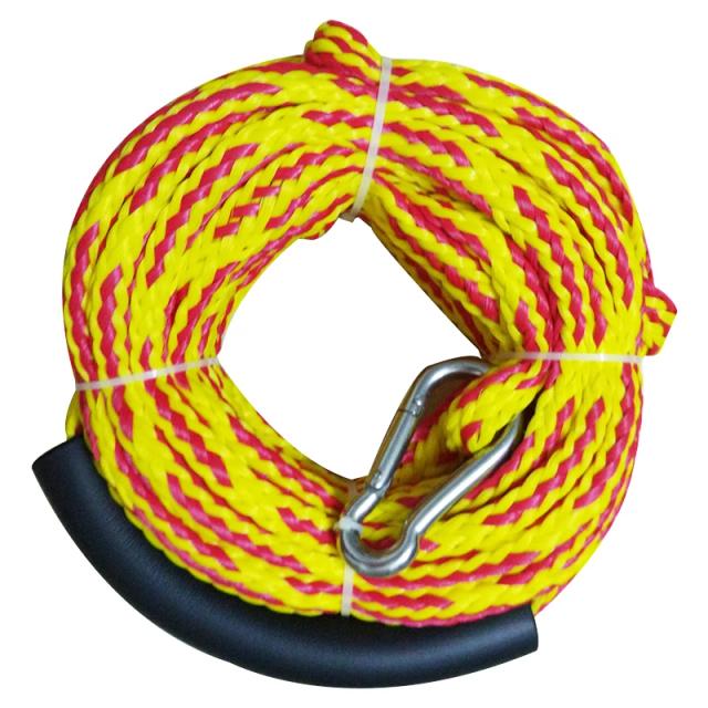 Corda de Reboque com Bóia de Espuma para Esportes Aquáticos - Tubo Reforçado em PE e Nylon 4K