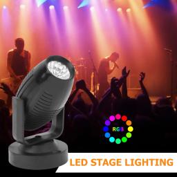 Mini LED DJ Luzes do Palco com RGB Som Ativado, Disco Rotativo, Festa Bola Mágica, Lâmpada do Projetor, Casa, Atmosfera do Carro, Natal - Image 3