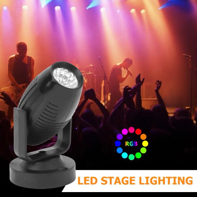 Mini Luzes DJ com Tecnologia Mini LED RGB Som Ativado para Festas e Ambientes, Efeito Disco Rotativo e Projeção Mágica 