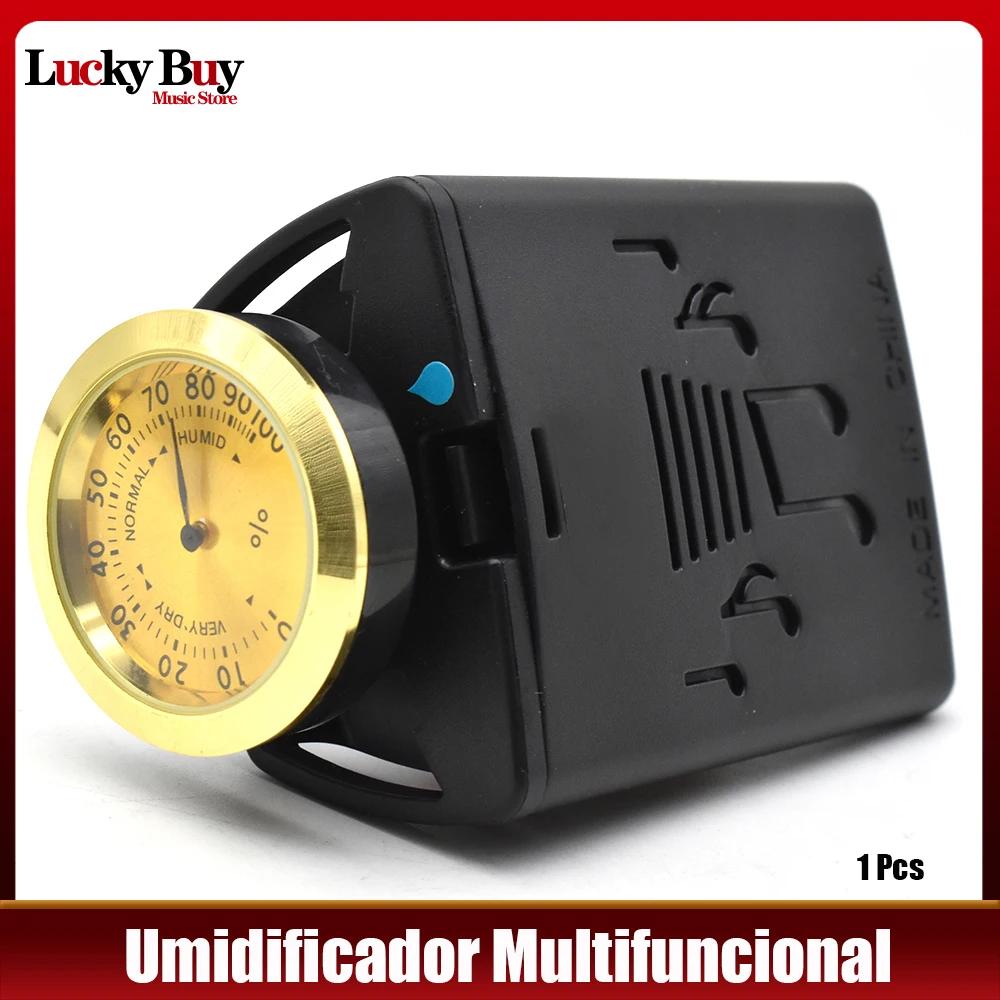 1 pçs universal guitarra som buraco umidificador higrômetro para folk guitarras acústicas instrumento de cuidados manutenção acessórios - Image 1