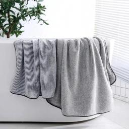 Toalhas De Banho De Microfibra Espessada Para O Corpo, Toalha De Secagem Rápida Para Esportes De Ginástica, Robe De Banho, Absorvente, Banho De Sol Na Praia - Image 1