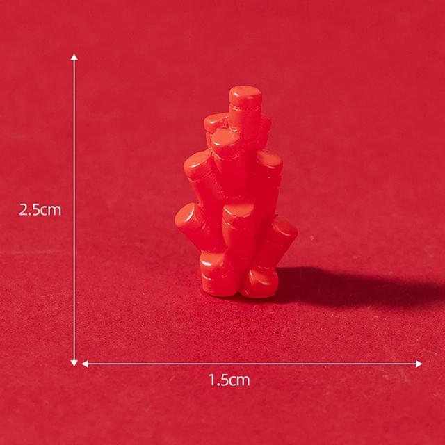 Estatueta de Dragão em Miniatura para Decoração de Dollhouse, Presente Elegante para o Ano Novo 2024