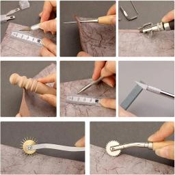 Kaobuy-Ferramentas De Trabalho De Couro, Kit De Artesanato E Suprimentos, Kit De Reparação De Estofados, Costura De Couro, Artesanato DIY Fazendo - Image 6
