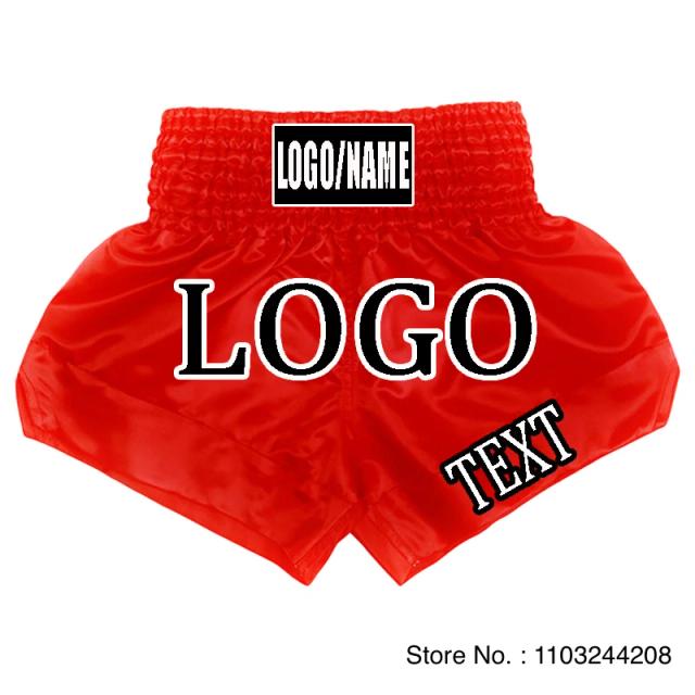 Shorts de Boxe Personalizados para Homens e Mulheres | Roupas de Kickboxing e Muay Thai com Logotipo para Crianças