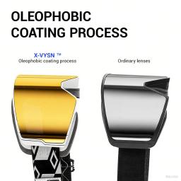 Kapvoe snowboard neve óculos de esqui ao ar livre colorido inverno óculos de esqui uv400 anti-nevoeiro lente magnética snowmobile óculos - Image 6
