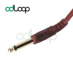 ODLOOP-Cabo de Guitarra com Jack Mono, Cabo Altifalante, Instrumento, Compatível com Baixo Elétrico, Teclado de Guitarra, 3m, 6,35mm - Image 2