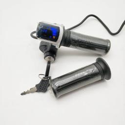 Bicicleta escovado controlador acelerador Grip Kit, E-Bike Retrofit Set, Scooter elétrico, 48V, 350W, 500W, 800W, 1000W - Image 6
