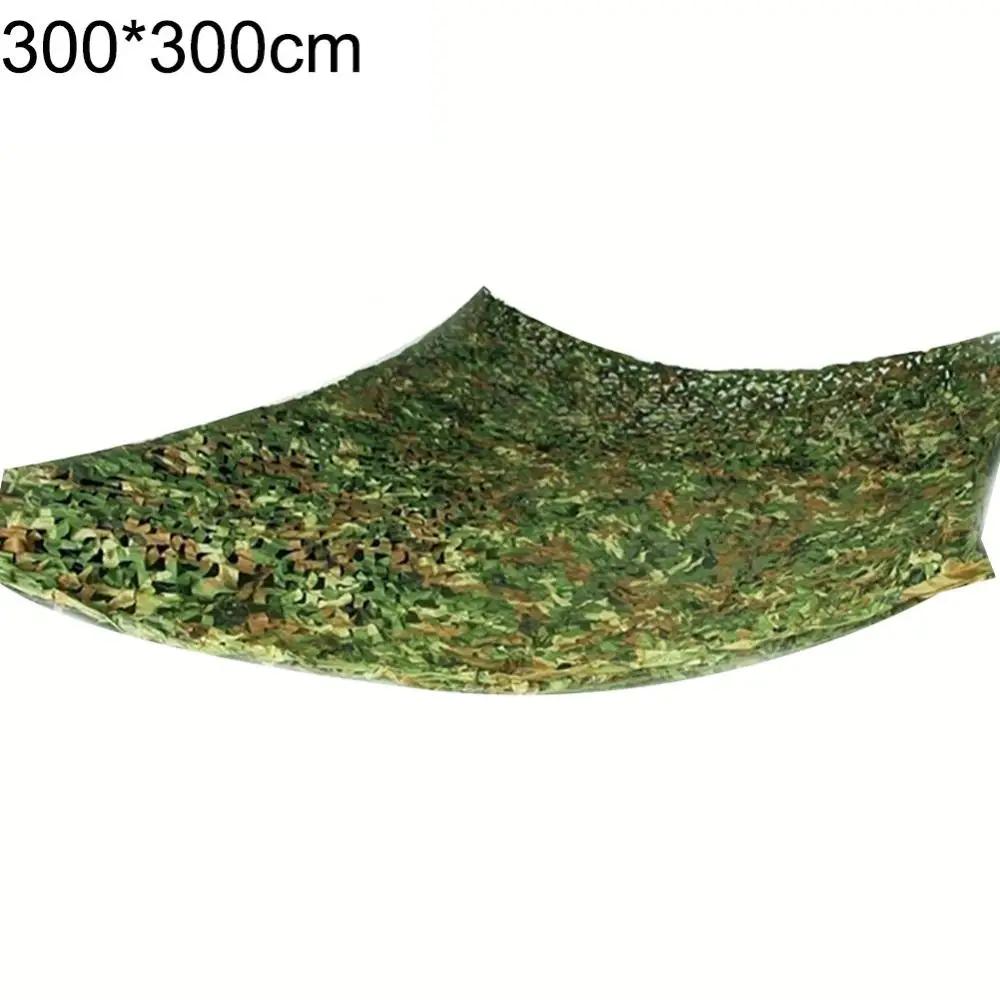 4x5m floresta camo rede de camuflagem ao ar livre acampamento caça camuflagem floresta selva camo tarp cobertura do carro sol abrigo net - Image 1