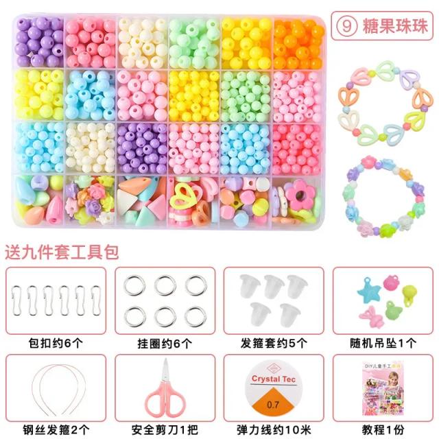 Kit de Bijuterias em Argila Polimérica para Fazer Pulseiras, Colares e Brincos DIY - Artesanato Criativo para Meninas