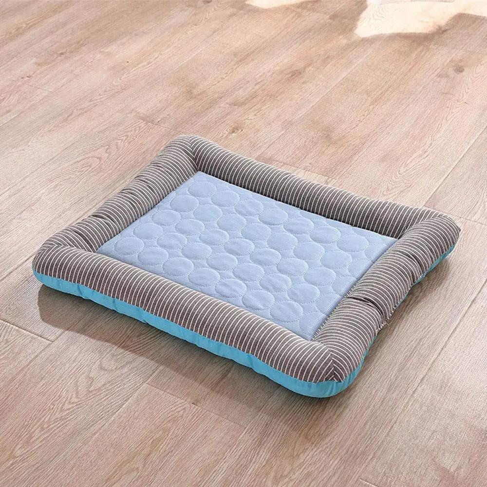 Esteira de resfriamento para animais, Cama para cachorro, Material de seda gelada, Soft para o verão, Cama de praia para cães e gatos - Image 1