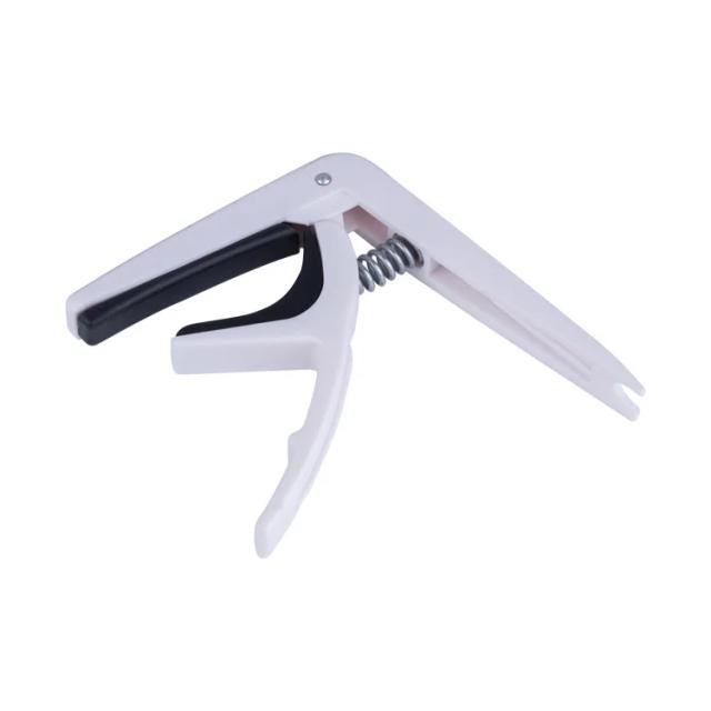 Capo Portátil para Guitarra Elétrica e Clássica em Plástico e Aço - Acessórios Essenciais para Instrumentos de Cordas