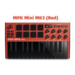 AKAI-Mini MPK Mini teclado com bateria retroiluminada Pads, USB, MK3, 25 Key, controlador de teclado, 8 botões, Piano produção musical - Image 4