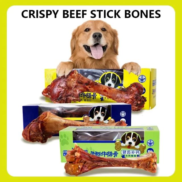Crocante Snack de Carne Vara Osso Nutritivo para Cães de Tamanho Grande