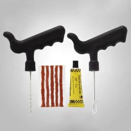 Kit de ferramentas para reparo de pneus de carro, 5-50 peças, com tira de borracha, plug de punção de pneu sem câmara de ar, motocicleta, caminhão, ferramenta de reparo de pneus a vácuo - Image 3