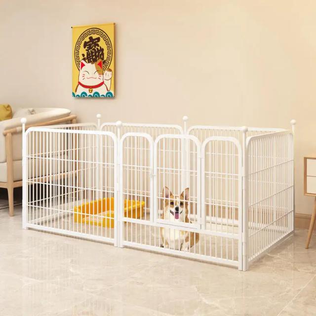 Gaiola Temporária de Metal para Pets - Cerca para Cães com Alta Venda