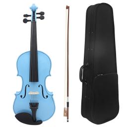 IRIN-Violino de madeira maciça Conjunto com Case Bow, Instrumento de Cordas Profissional, Iniciante para Iniciantes Prática, V-10, 4/4, colorido - Image 4