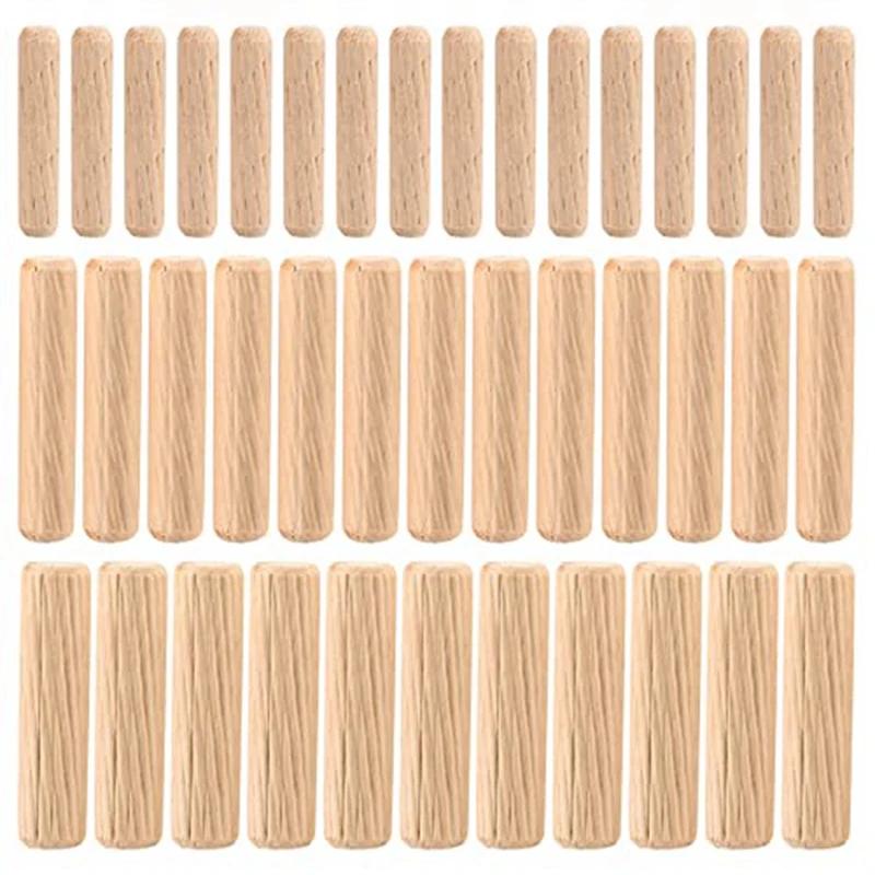 Pinos passador de madeira com chanfradas termina, cônico para porta de móveis, M6, M8, M10, 90 PCs - Image 1