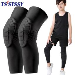 Joelheiras Anti-Colisão para Crianças, Equipamento de Proteção para Luta Livre, Basquete, Futebol, Voleibol, Bicicleta, Crianças, 3-12 anos - Image 1