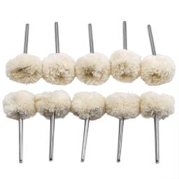STONEGO Cabeça de polimento de roda de lã com haste de 3 mm para polimento de joias e metais, acessórios de ferramenta rotativa com 10 peças - Image 6